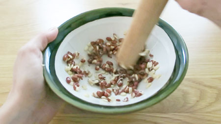 手作り犬ご飯 小豆ごはん定食 焼き鰯とあずきの混ぜご飯 レシピ 手作り犬ご飯 レシピブログ グーわん